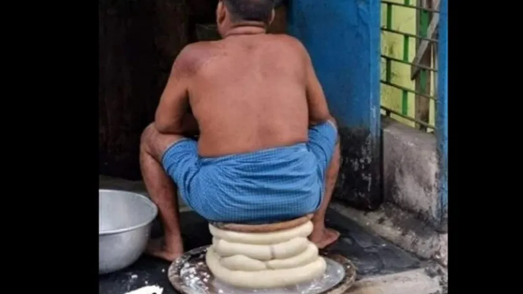 filmiii-Viral: Man Sitting on Stack of Paneer Shocks Internet