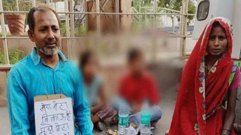 Desperate Father Forced to Offer ‘Son for Sale’ in Aligarh Amid Loan Shark Harassment